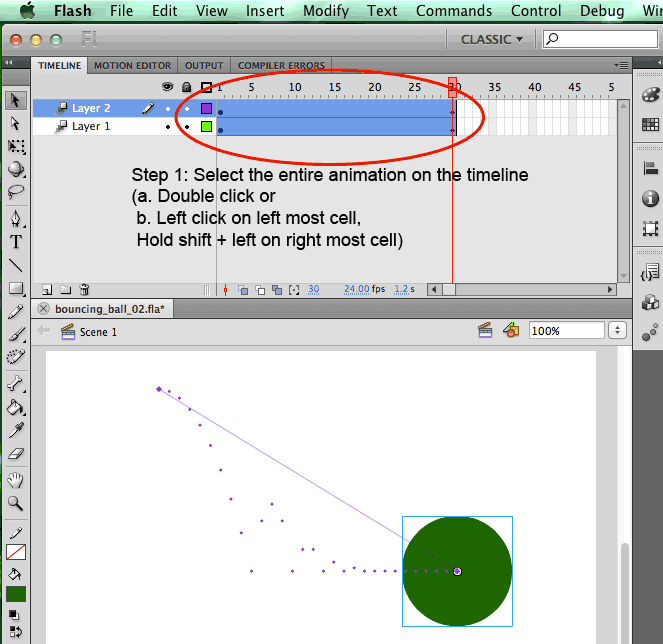 select animation cells