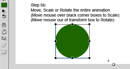 move scale rotate with free transform tool