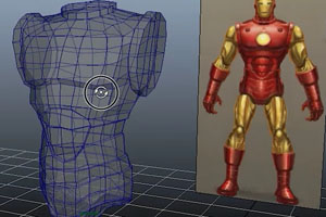 Ironman’s Chest Plate Modeling with Maya (Preview)